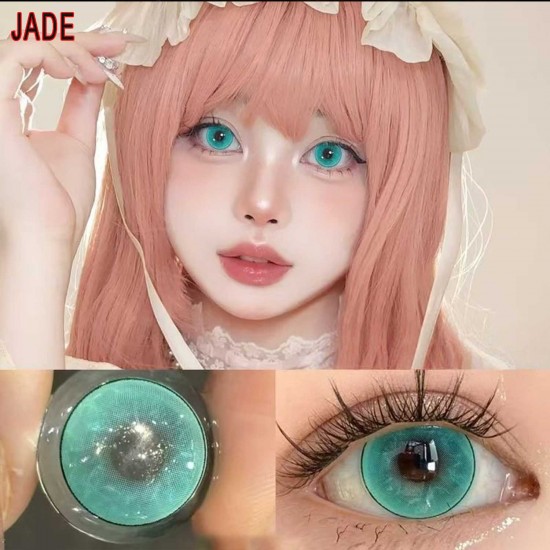 B-JADE GREEN COLOR CONTACT LENS (2PCS/PAIR)