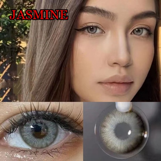 B-JASMINE BROWNGRAY COLOR SOFT CONTACT LENS (2PCS/PAIR)