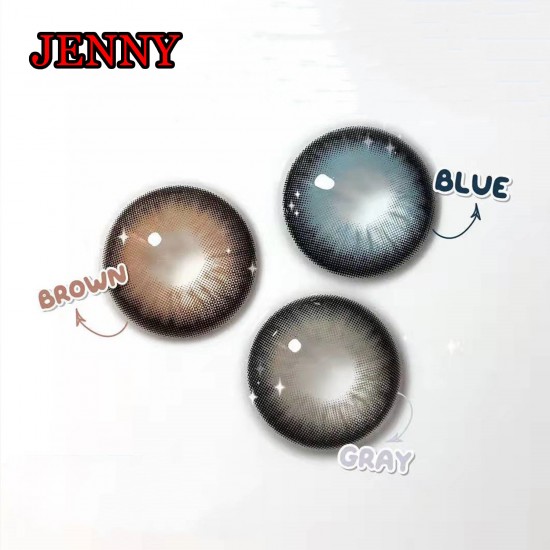 B-JENNY BLUE COLOR SOFT CONTACT LENS (2PCS/PAIR)