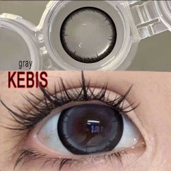 A-KEBIS GRAY COLOR SOFT CONTACT LENS (2PCS/PAIR)