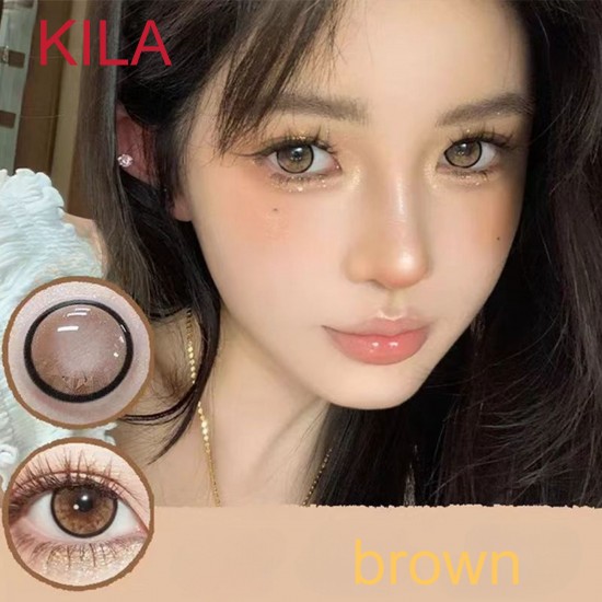 B-KILA BROWN COLOR SOFT CONTACT LENS (2PCS/PAIR)