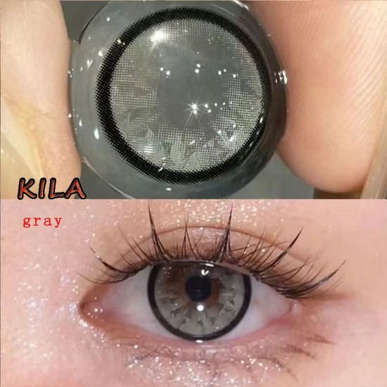 B-KILA GRAY COLOR SOFT CONTACT LENS (2PCS/PAIR)