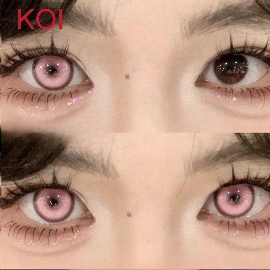 A-KOI PINK COLOR SOFT CONTACT LENS (2PCS/PAIR)