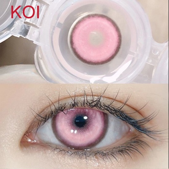 A-KOI PINK COLOR SOFT CONTACT LENS (2PCS/PAIR)