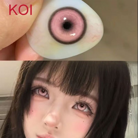 A-KOI PINK COLOR SOFT CONTACT LENS (2PCS/PAIR)