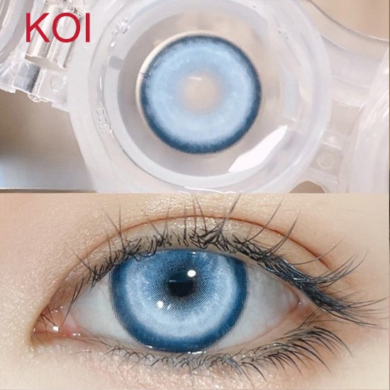 A-KOI BLUE COLOR SOFT CONTACT LENS (2PCS/PAIR)