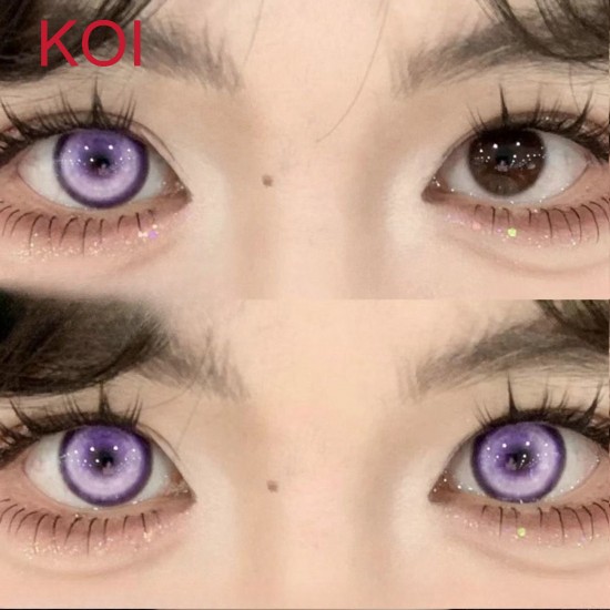 A-KOI VIOLET COLOR SOFT CONTACT LENS (2PCS/PAIR)