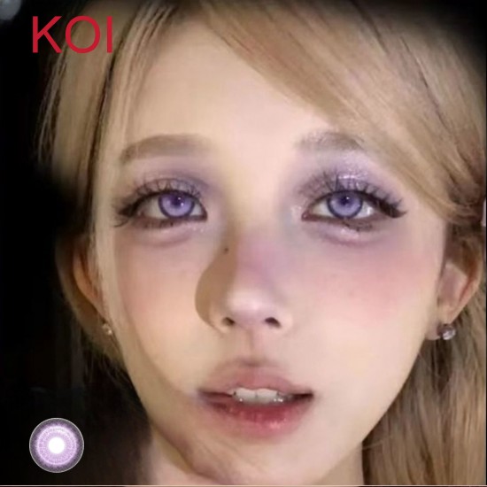 A-KOI VIOLET COLOR SOFT CONTACT LENS (2PCS/PAIR)
