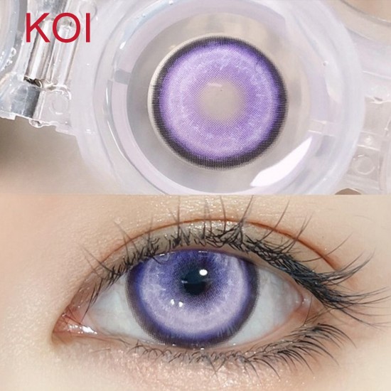 A-KOI VIOLET COLOR SOFT CONTACT LENS (2PCS/PAIR)