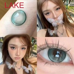 B-LAKE GREEN COLOR CONTACT LENSES  (2PCS/PAIR)