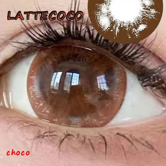 B-LATTECOCO CHOCO COLOR SOFT CONTACT LENS (2PCS/PAIR) B-LATTECOCO CHOCO COLOR SOFT CONTACT LENS (2PCS/PAIR)