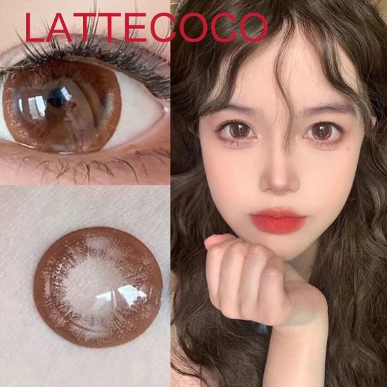 B-LATTECOCO CHOCO COLOR SOFT CONTACT LENS (2PCS/PAIR)