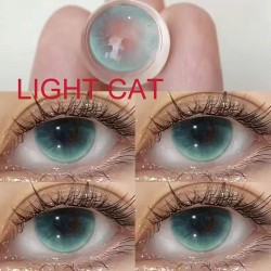 B-LIGHT CAT GREEN COLOR SOFT CONTACT LENS (2PCS/PAIR)