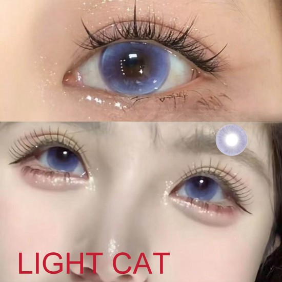 B-LIGHT CAT VIOLET COLOR SOFT CONTACT LENS (2PCS/PAIR)