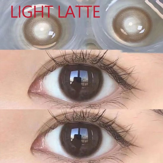 B-LIGHT LATTE CHOCO COLOR CONTACT LENS (2PCS/PAIR)