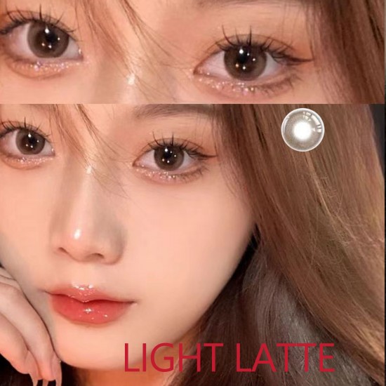 B-LIGHT LATTE CHOCO COLOR CONTACT LENS (2PCS/PAIR)