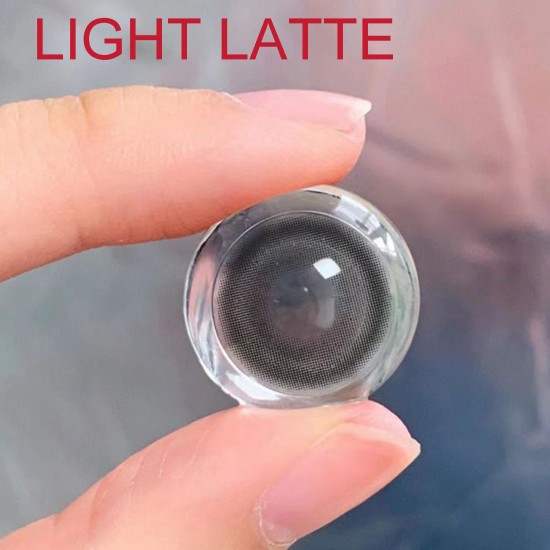 B-LIGHT LATTE BLACK COLOR CONTACT LENS (2PCS/PAIR)