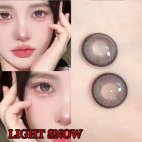 B-LIGHT SNOW COLOR CONTACT LENS (2PCS/PAIR) B-LIGHT SNOW COLOR CONTACT LENS (2PCS/PAIR)