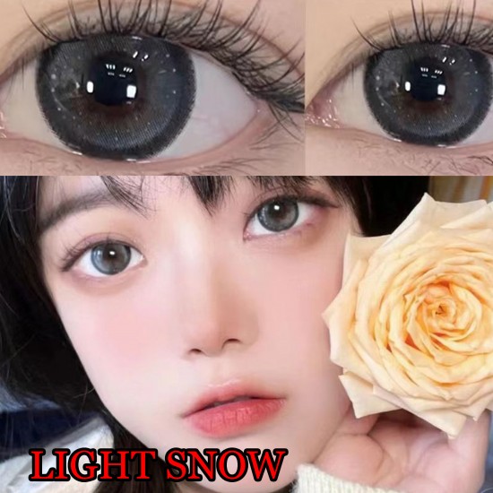 B-LIGHT SNOW COLOR CONTACT LENS (2PCS/PAIR) B-LIGHT SNOW COLOR CONTACT LENS (2PCS/PAIR)