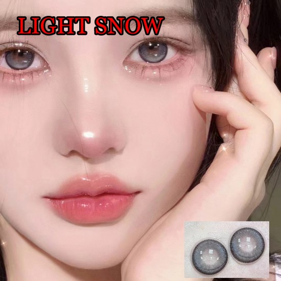 B-LIGHT SNOW COLOR CONTACT LENS (2PCS/PAIR) B-LIGHT SNOW COLOR CONTACT LENS (2PCS/PAIR)