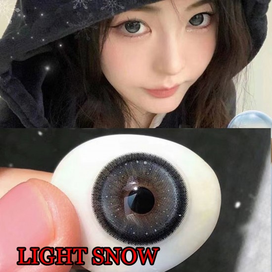 B-LIGHT SNOW COLOR CONTACT LENS (2PCS/PAIR) B-LIGHT SNOW COLOR CONTACT LENS (2PCS/PAIR)