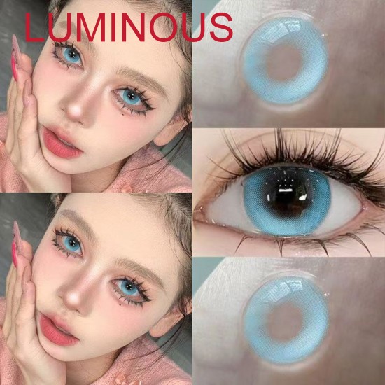 B-LIMINOUS BLUE COLOR CONTACT LENSES (2PCS/PAIR) B-LIMINOUS BLUE COLOR CONTACT LENSES (2PCS/PAIR)