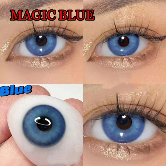B-MAGIC BLUE COLOR SOFT CONTACT LENS (2PCS/PAIR)