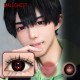A-MALEGHOST BLACK COLOR SOFT CONTACT LENS (2PCS/PAIR)