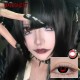 A-MALEGHOST BLACK COLOR SOFT CONTACT LENS (2PCS/PAIR)