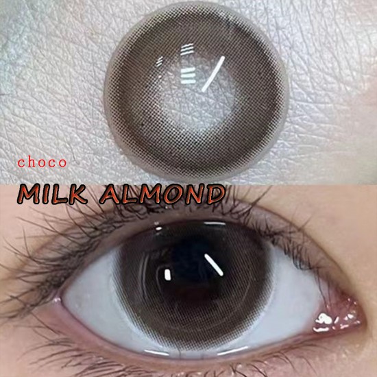B-MILK ALMOND COLOR CONTACT LENSES (2PCS/PAIR) B-MILK ALMOND COLOR CONTACT LENSES (2PCS/PAIR)