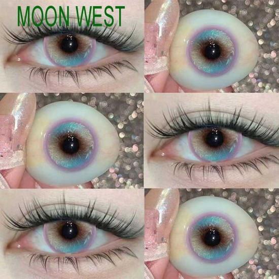 B-MOON WEST VIOLET COLOR SOFT CONTACT LENS (2PCS/PAIR)