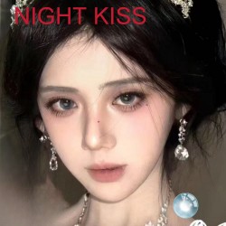 B-NIGHT KISS BLUE COLOR SOFT CONTACT LENS (2PCS/PAIR)