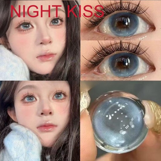 B-NIGHT KISS BLUE COLOR SOFT CONTACT LENS (2PCS/PAIR) B-NIGHT KISS BLUE COLOR SOFT CONTACT LENS (2PCS/PAIR)
