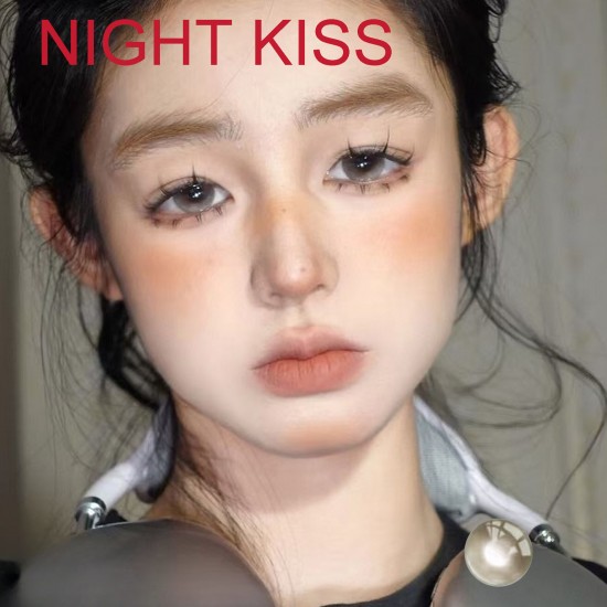 B-NIGHT KISS BROWN COLOR SOFT CONTACT LENS (2PCS/PAIR) B-NIGHT KISS BROWN COLOR SOFT CONTACT LENS (2PCS/PAIR)