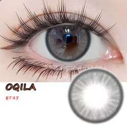B-OQILA GRAY COLOR SOFT CONTACT LENS (2PCS/PAIR)