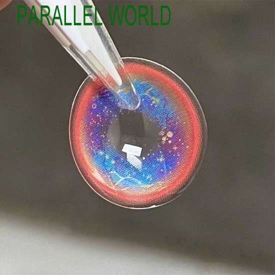 B-PARALLEL WORLD BLUE COLOR SOFT CONTACT LENS (2PCS/PAIR)