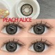 B-PEACH ALICE BLACK COLOR SOFT CONTACT LENS(2PCS/PAIR)