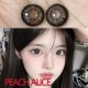 B-PEACH ALICE BLACK COLOR SOFT CONTACT LENS(2PCS/PAIR)