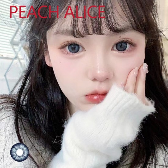 B-PEACH ALICE BLUE COLOR SOFT CONTACT LENS(2PCS/PAIR)