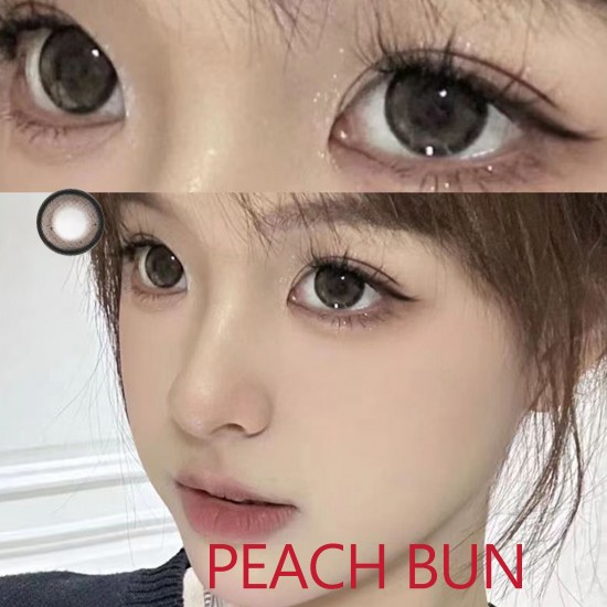 B-PEACH BUN COLOR SOFT CONTACT LENS (2PCS/PAIR)