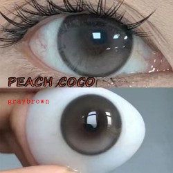 B-PEACH COCO GRAYBROWN COLOR SOFT CONTACT LENS (2PCS/PAIR)