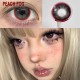 B-PEACH FOG RED COLOR SOFT CONTACT LENS (2PCS/PAIR)