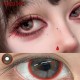 B-PEACH FOG RED COLOR SOFT CONTACT LENS (2PCS/PAIR)