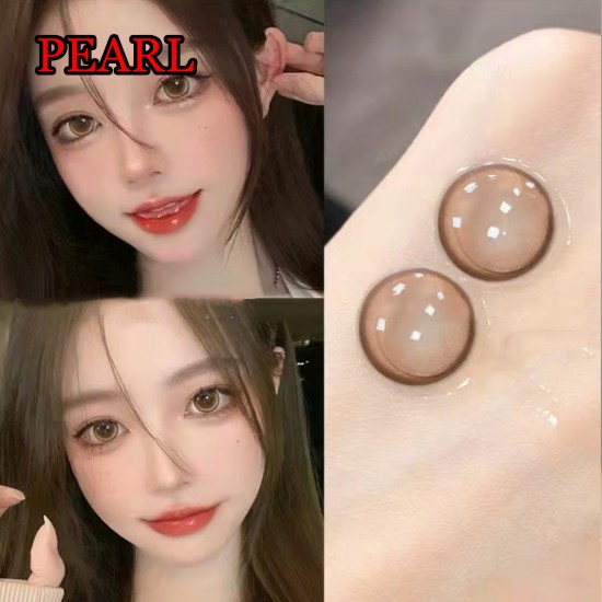 B-PEARL BROWN COLOR SOFT CONTACT LENS (2PCS/PAIR)