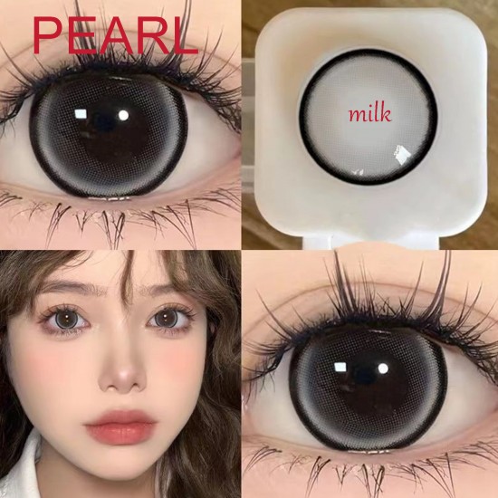 B-PEARL MILK GRAY COLOR SOFT CONTACT LENS (2PCS/PAIR)