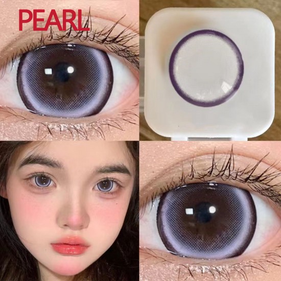 B-PEARL VIOLET COLOR SOFT CONTACT LENS (2PCS/PAIR)