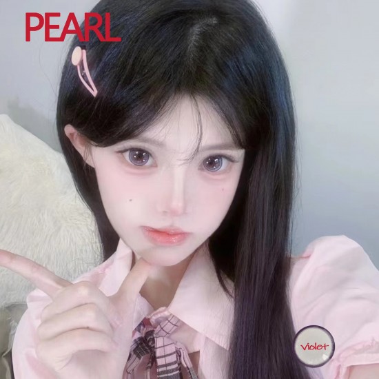 B-PEARL VIOLET COLOR SOFT CONTACT LENS (2PCS/PAIR)