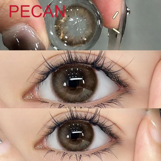 B-PECAN BROWN COLOR CONTACT LENSES  (2PCS/PAIR)