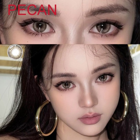 B-PECAN BROWN COLOR CONTACT LENSES  (2PCS/PAIR)