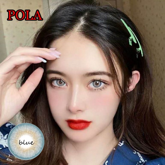 B-POLA BLUE COLOR SOFT CONTACT LENS  (2PCS/PAIR)